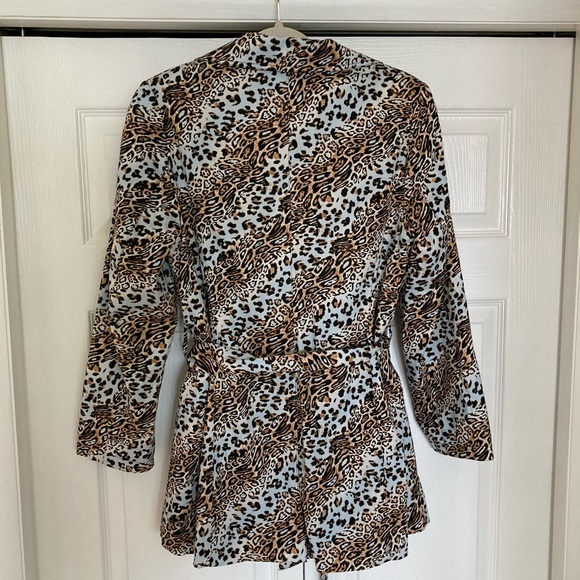 Jaclyn Smith fully lined jacket cheetah print size small - Picture 7 of 9